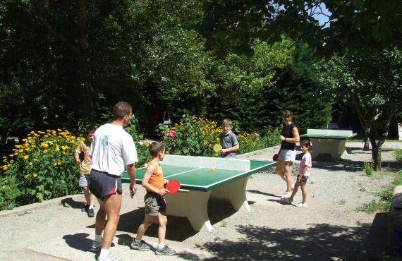 Tables de Ping pong- Camping les Mille Vents
